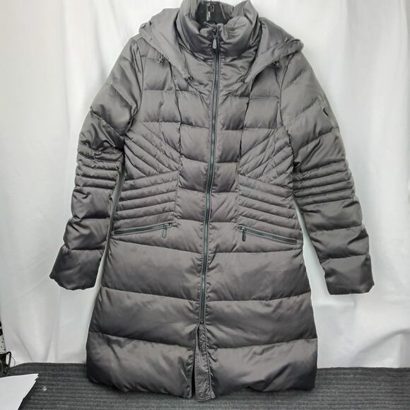 Madison Women’s Puffer Coat Size M Insulated Quilted Long Winter Jacket - Picture 1 of 12